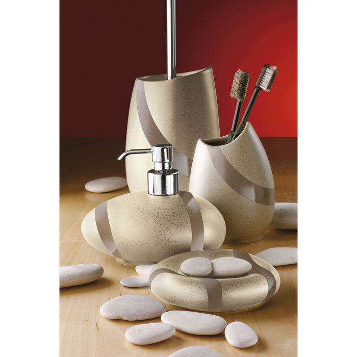 Gedy by Nameeks Stone 4Piece Bathroom Accessory Set & Reviews Wayfair